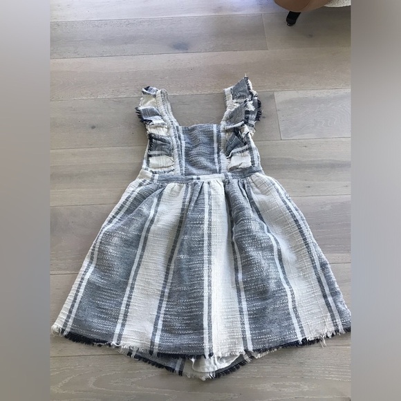 DRA Los Angeles Anthropologie Malibu striped textured  Dress sz medium - Picture 3 of 7